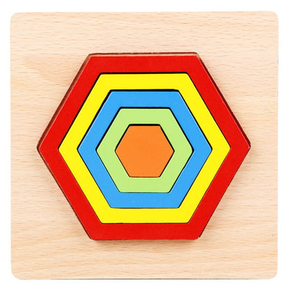 ShapeSort – drewniana układanka Montessori