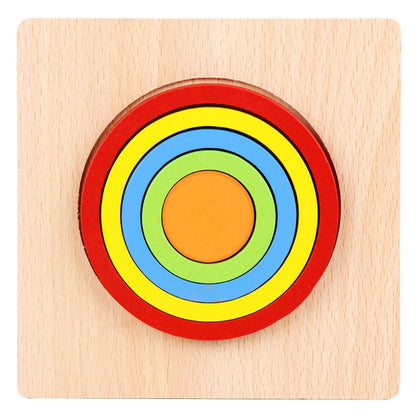 ShapeSort – drewniana układanka Montessori