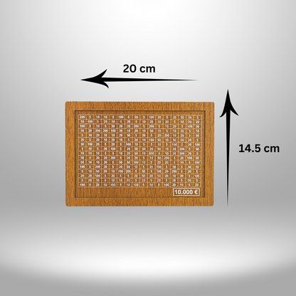 MoneySaverBox – Drewniana, ręcznie robiona skarbonka