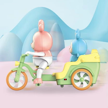 Zestaw zabawek BunnyCruze – nakręcany królik z funkcją toczenia – dla dzieci w wieku 3+