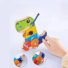 PlayCraft– Plansza ze śrubami do dinozaurów dla dzieci w wieku 3+ lat – rozwija precyzję ruchów