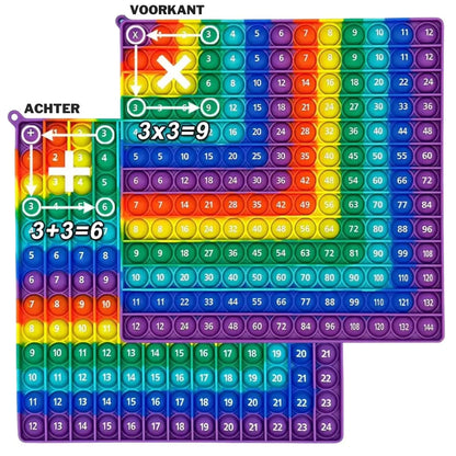 MathPop – wielokolorowa tablica sensoryczna do nauki liczenia i koncentracji | Wiek 3+