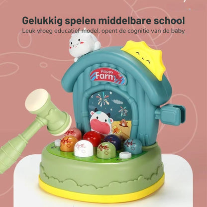 Molemash – Muzyczna zabawka do rozbijania kreta w stylu farmy – Dla dzieci w wieku 3+