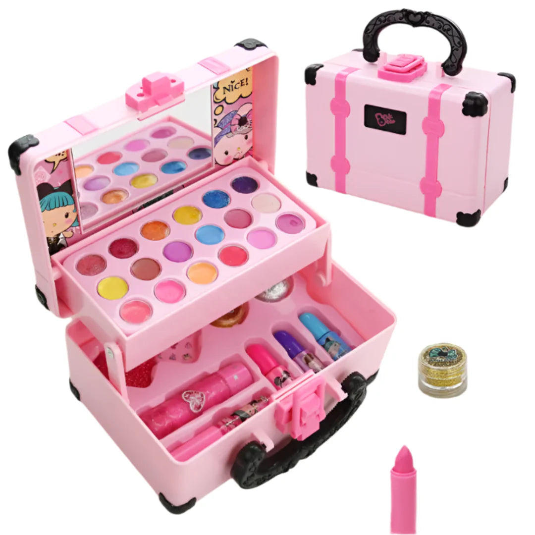 MiniGlam - Zestaw do zabawy dla dziewczynek z makijażem księżniczki