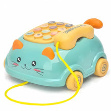 KittyDial – Muzyczna zabawka-telefon dla niemowląt – Wyobraźnia i sprawność motoryczna – Od 1 roku życia