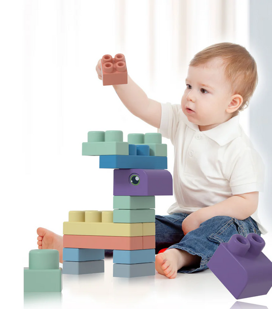 StackCraft – Drewniane klocki Montessori dla dzieci w wieku 3+ lat – stymulują kreatywną zabawę i rozwijają motorykę małą