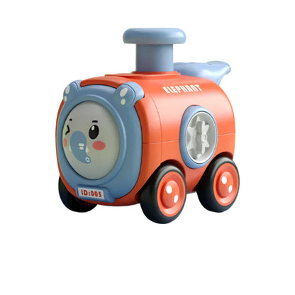 Whimsy Wheels – interaktywna zabawka w kształcie pociągu ze zwierzętami dla dzieci w wieku od 2 lat – gwiżdż, zmieniaj i odkrywaj