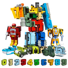 Zabawki z cyframi FigureForm Transformer – zabawa w budowanie – dla dzieci w wieku 4+