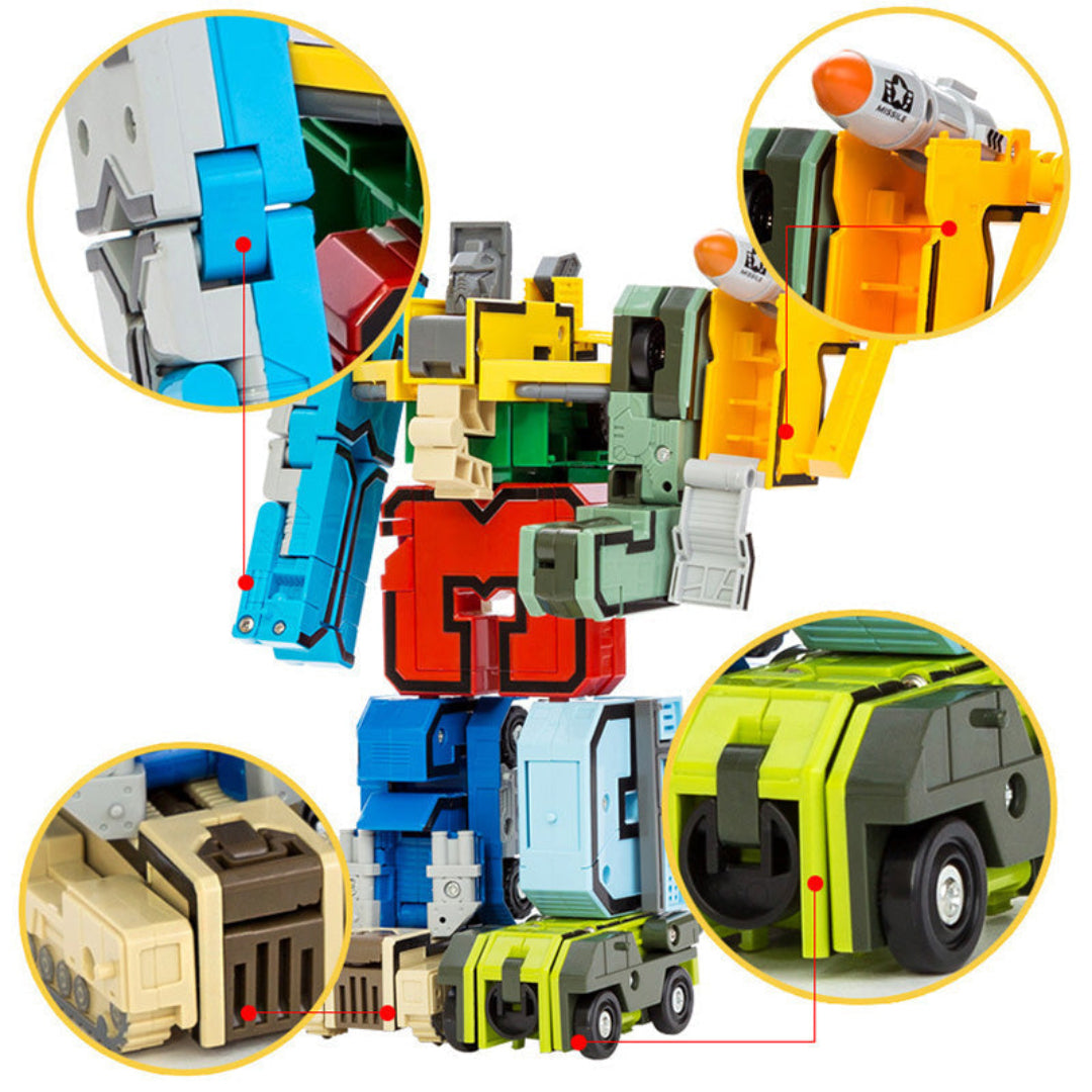 Zabawki z cyframi FigureForm Transformer – zabawa w budowanie – dla dzieci w wieku 4+