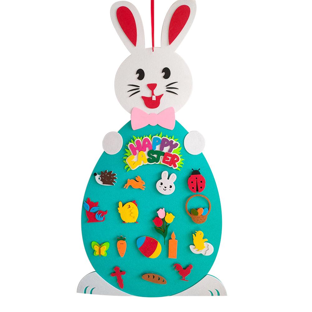 CraftyBunny - Dekoracja dla malucha na tablicę wielkanocną z filcu