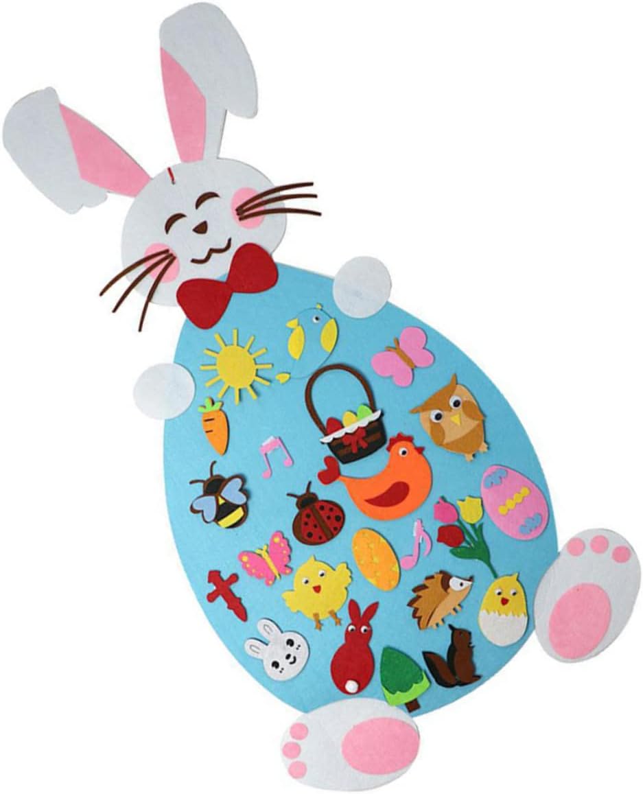 CraftyBunny - Dekoracja dla malucha na tablicę wielkanocną z filcu