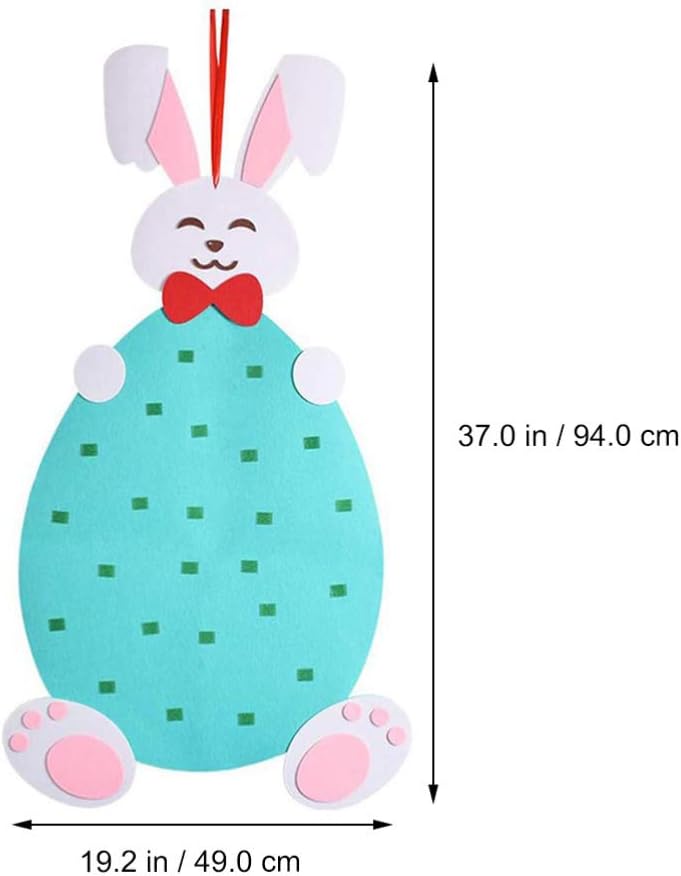 CraftyBunny - Dekoracja dla malucha na tablicę wielkanocną z filcu