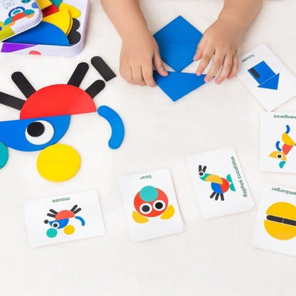 PuzzlePattern - Kreatywny wzór układanki Montessori