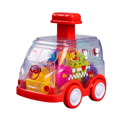 GearRush – przezroczysty samochodzik typu „pchaj i jedź” dla dzieci w wieku od 2 lat