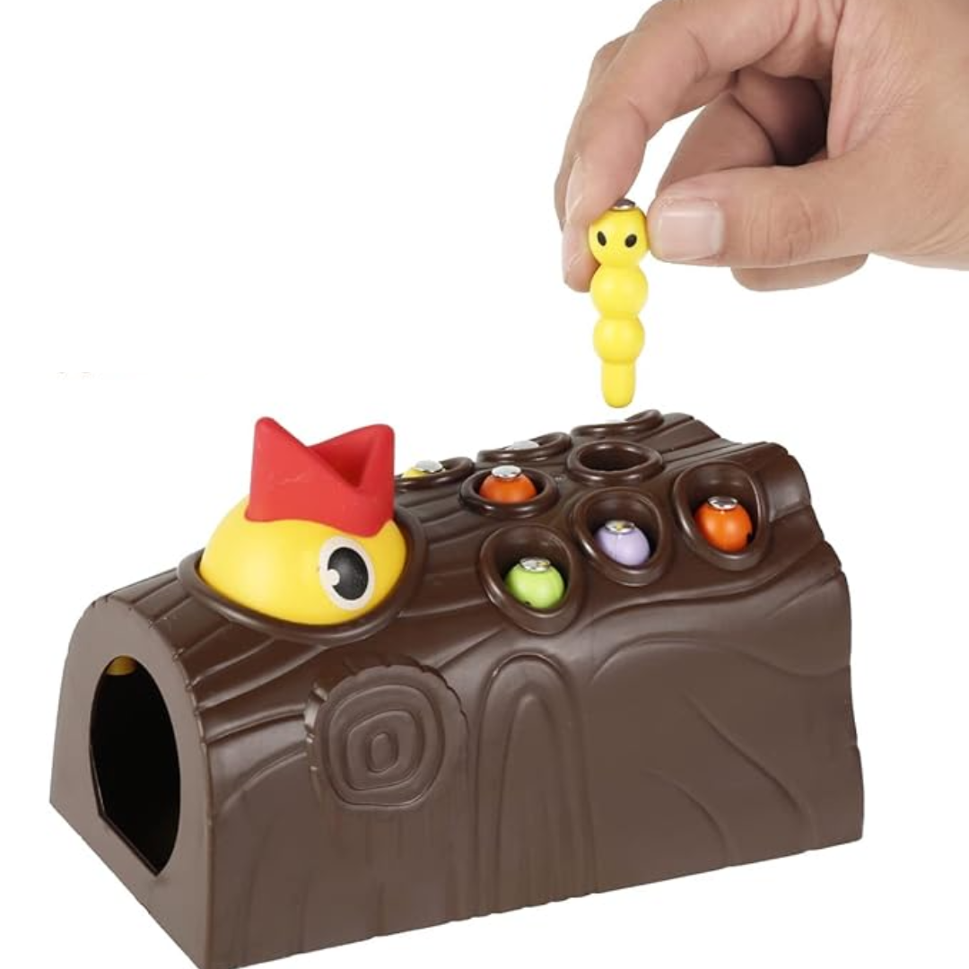 CatchCritters – Magnetyczna gra w robaki | Zabawki Montessori do ćwiczeń motoryki małej dla dzieci w wieku 3+